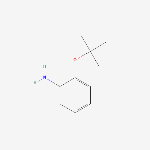 2-[(2-methylpropan-2-yl)oxy]aniline (CAS: 127517-27-5) - Chemical Structure and Molecular Formula 