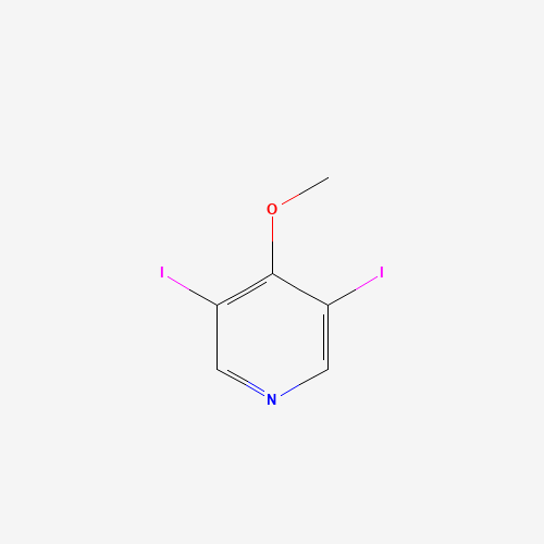 3,5-diiodo-4-methoxypyridine (CAS: 849359-56-4) - Chemical Structure and Molecular Formula 
