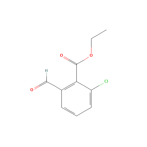 ethyl 2-chloro-6-formylbenzoate (CAS: 1049677-64-6) - Chemical Structure and Molecular Formula 
