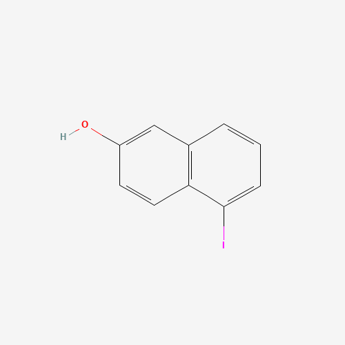 5-iodonaphthalen-2-ol (CAS: 128542-54-1) - Chemical Structure and Molecular Formula 