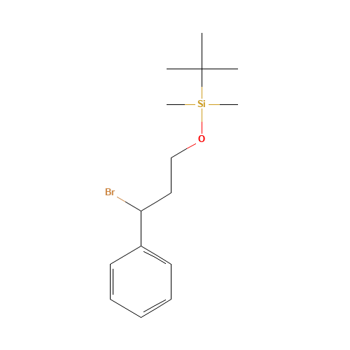 (3-bromo-3-phenylpropoxy)-tert-butyl-dimethylsilane (CAS: 1319068-60-4) - Related Chemical Product