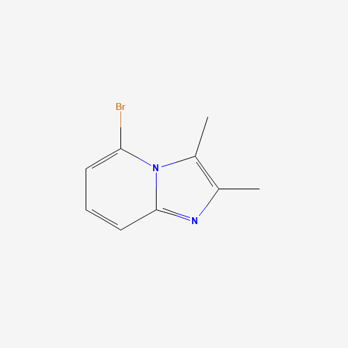 5-bromo-2,3-dimethylimidazo[1,2-a]pyridine (CAS: 69214-17-1) - Chemical Structure and Molecular Formula 