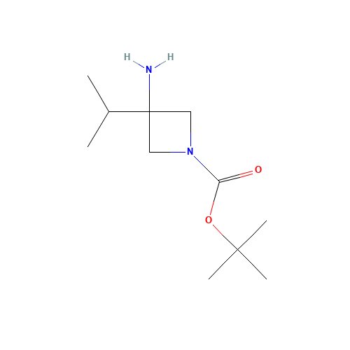 tert-butyl 3-amino-3-propan-2-ylazetidine-1-carboxylate (CAS: 1485224-24-5) - Related Chemical Product