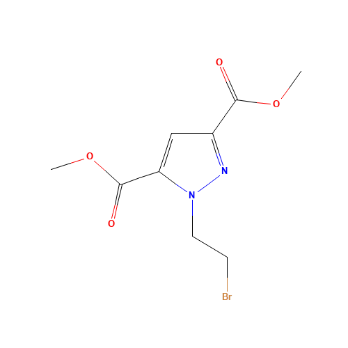 dimethyl 1-(2-bromoethyl)pyrazole-3,5-dicarboxylate (CAS: 163213-29-4) - Related Chemical Product