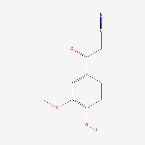 3-(4-hydroxy-3-methoxyphenyl)-3-oxopropanenitrile (CAS: 5653-20-3) - Related Chemical Product