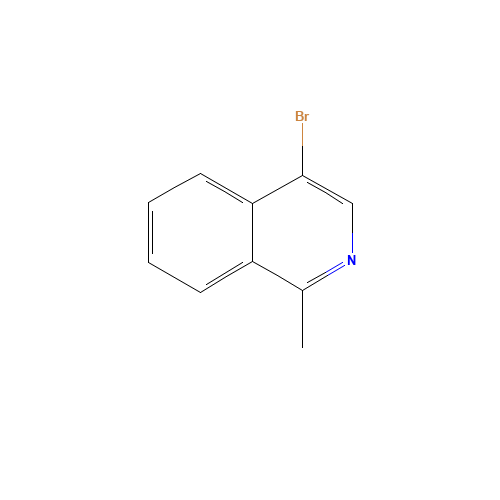 4-bromo-1-methylisoquinoline (CAS: 104704-40-7) - Chemical Structure and Molecular Formula 