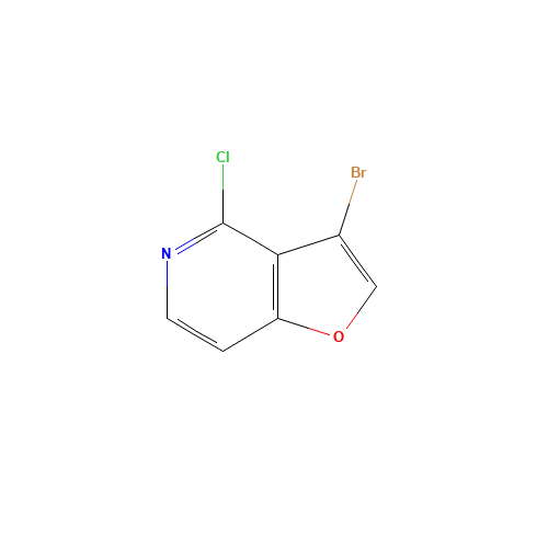 3-bromo-4-chlorofuro[3,2-c]pyridine (CAS: 220939-72-0) - Chemical Structure and Molecular Formula 