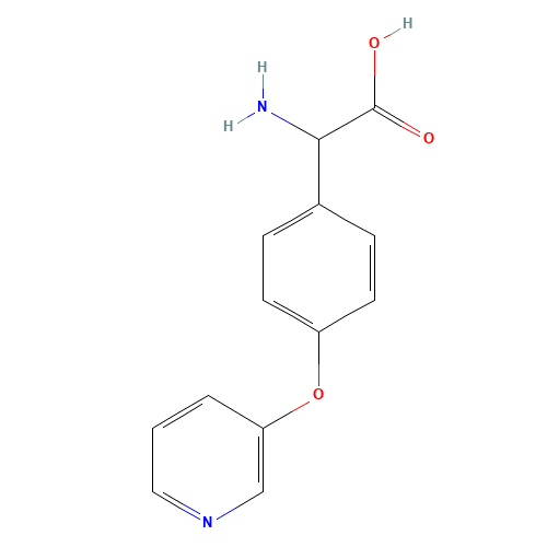 2-amino-2-(4-pyridin-3-yloxyphenyl)acetic acid (CAS: 1136884-55-3) - Related Chemical Product