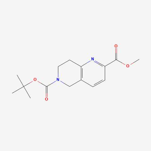 6-O-tert-butyl 2-O-methyl 7,8-dihydro-5H-1,6-naphthyridine-2,6-dicarboxylate (CAS: 259809-47-7) - Related Chemical Product