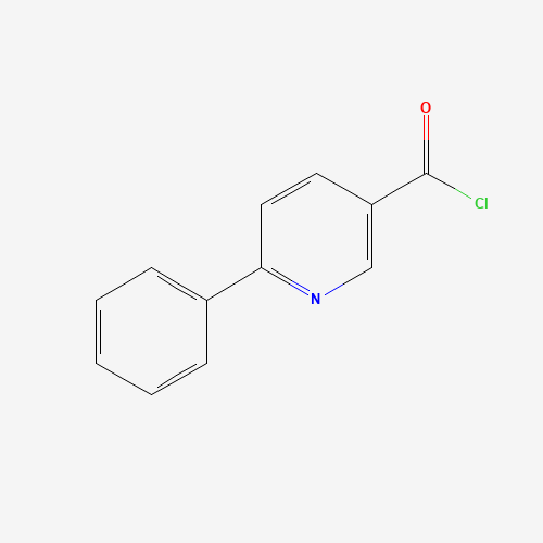 6-phenylpyridine-3-carbonyl chloride (CAS: 257876-10-1) - Chemical Structure and Molecular Formula 