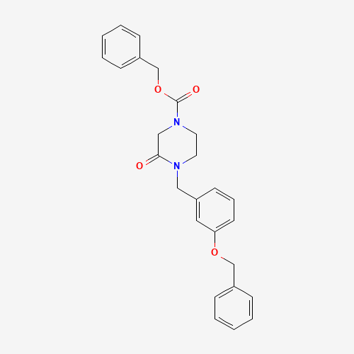 benzyl 3-oxo-4-[(3-phenylmethoxyphenyl)methyl]piperazine-1-carboxylate (CAS: 1139877-22-7) - Related Chemical Product