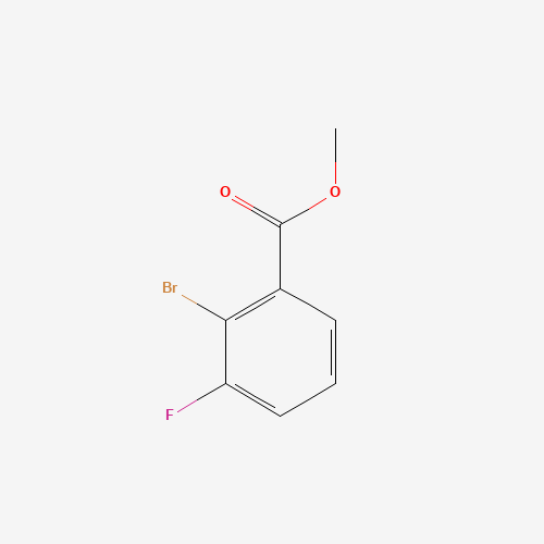 methyl 2-bromo-3-fluorobenzoate (CAS: 647020-71-1) - Chemical Structure and Molecular Formula 