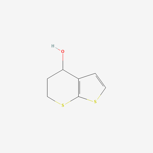 5,6-dihydro-4H-thieno[2,3-b]thiopyran-4-ol (CAS: 21339-37-7) - Chemical Structure and Molecular Formula 