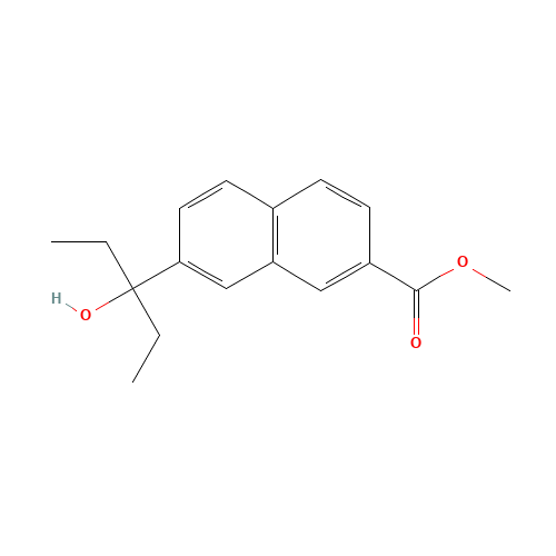 methyl 7-(3-hydroxypentan-3-yl)naphthalene-2-carboxylate (CAS: 895521-24-1) - Related Chemical Product