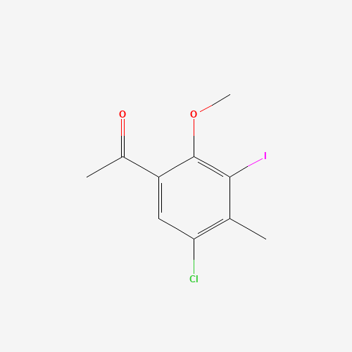 1-(5-chloro-3-iodo-2-methoxy-4-methylphenyl)ethanone (CAS: 1382995-35-8) - Related Chemical Product