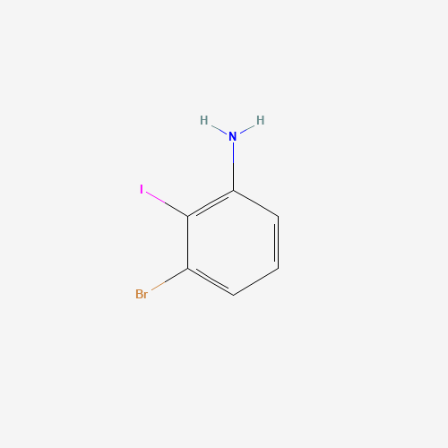 3-bromo-2-iodoaniline (CAS: 150908-00-2) - Chemical Structure and Molecular Formula 