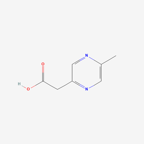 2-(5-methylpyrazin-2-yl)acetic acid (CAS: 431071-67-9) - Chemical Structure and Molecular Formula 