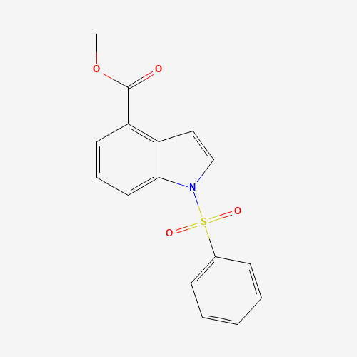 methyl 1-(benzenesulfonyl)indole-4-carboxylate (CAS: 146073-02-1) - Related Chemical Product