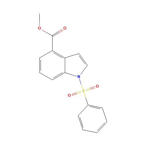 methyl 1-(benzenesulfonyl)indole-4-carboxylate (CAS: 146073-02-1) - Related Chemical Product