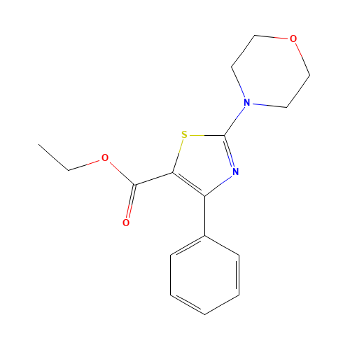 ethyl 2-morpholin-4-yl-4-phenyl-1,3-thiazole-5-carboxylate (CAS: 55040-86-3) - Related Chemical Product