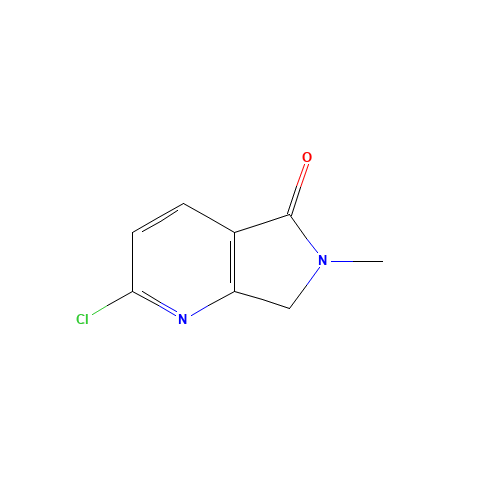 2-chloro-6-methyl-7H-pyrrolo[3,4-b]pyridin-5-one (CAS: 1201924-14-2) - Related Chemical Product