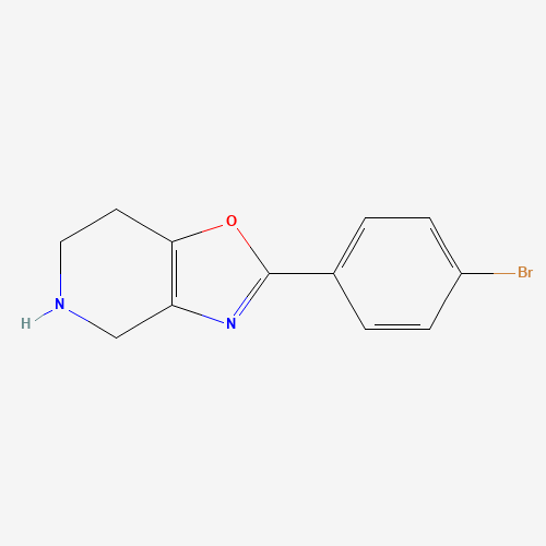 2-(4-bromophenyl)-4,5,6,7-tetrahydro-[1,3]oxazolo[4,5-c]pyridine (CAS: 885272-77-5) - Related Chemical Product