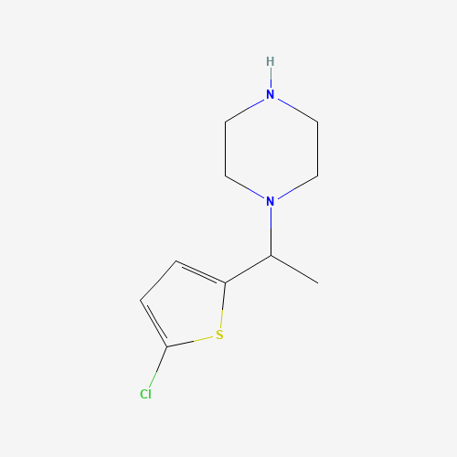 1-[1-(5-chlorothiophen-2-yl)ethyl]piperazine (CAS: 1024916-24-2) - Related Chemical Product