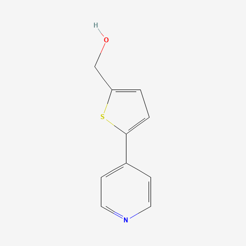 (5-pyridin-4-ylthiophen-2-yl)methanol (CAS: 138194-04-4) - Chemical Structure and Molecular Formula 
