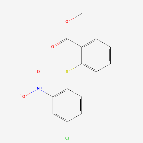 methyl 2-(4-chloro-2-nitrophenyl)sulfanylbenzoate (CAS: 92161-65-4) - Related Chemical Product