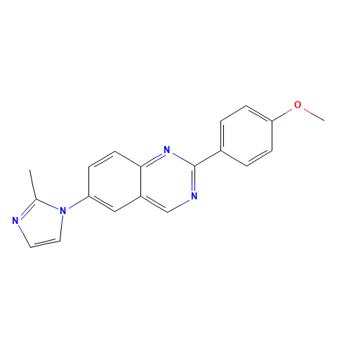 2-(4-methoxyphenyl)-6-(2-methylimidazol-1-yl)quinazoline (CAS: 1201902-01-3) - Related Chemical Product