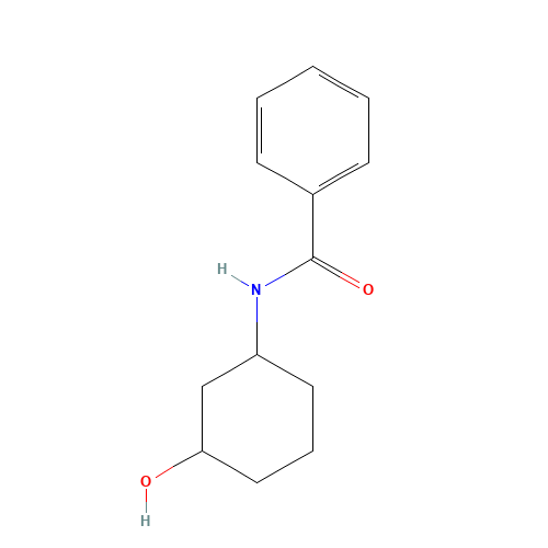 N-(3-hydroxycyclohexyl)benzamide (CAS: 13941-94-1) - Chemical Structure and Molecular Formula 