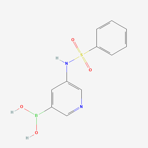 [5-(benzenesulfonamido)pyridin-3-yl]boronic acid (CAS: 1083327-59-6) - Related Chemical Product