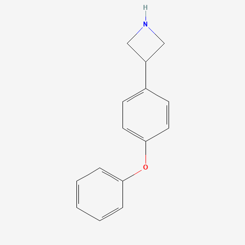 3-(4-phenoxyphenyl)azetidine (CAS: 1260773-91-8) - Chemical Structure and Molecular Formula 
