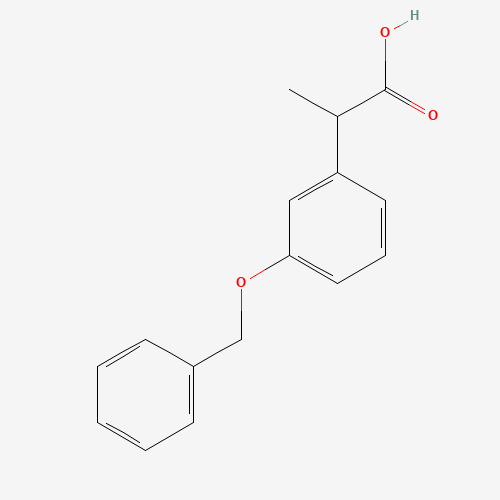2-(3-phenylmethoxyphenyl)propanoic acid (CAS: 56911-49-0) - Related Chemical Product
