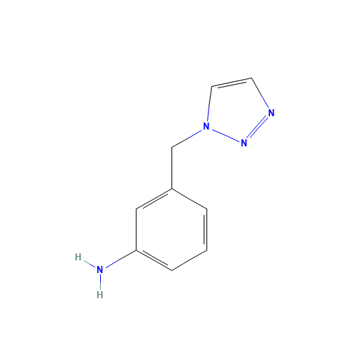 3-(triazol-1-ylmethyl)aniline (CAS: 333737-30-7) - Related Chemical Product