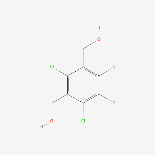 [2,3,4,6-tetrachloro-5-(hydroxymethyl)phenyl]methanol (CAS: 39568-89-3) - Chemical Structure and Molecular Formula 