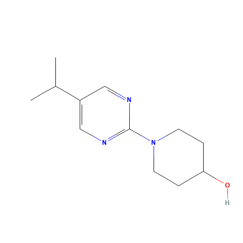 1-(5-propan-2-ylpyrimidin-2-yl)piperidin-4-ol (CAS: 1236284-70-0) - Related Chemical Product
