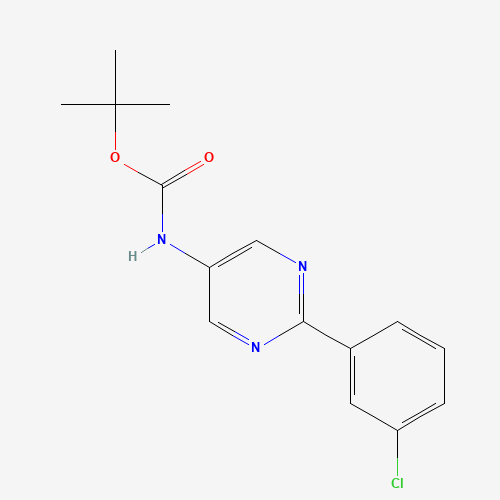 tert-butyl N-[2-(3-chlorophenyl)pyrimidin-5-yl]carbamate (CAS: 1314390-35-6) - Related Chemical Product