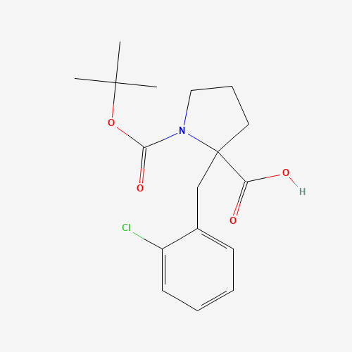 2-[(2-chlorophenyl)methyl]-1-[(2-methylpropan-2-yl)oxycarbonyl]pyrrolidine-2-carboxylic acid (CAS: 351002-86-3) - Related Chemical Product