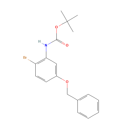 tert-butyl N-(2-bromo-5-phenylmethoxyphenyl)carbamate (CAS: 119879-92-4) - Related Chemical Product