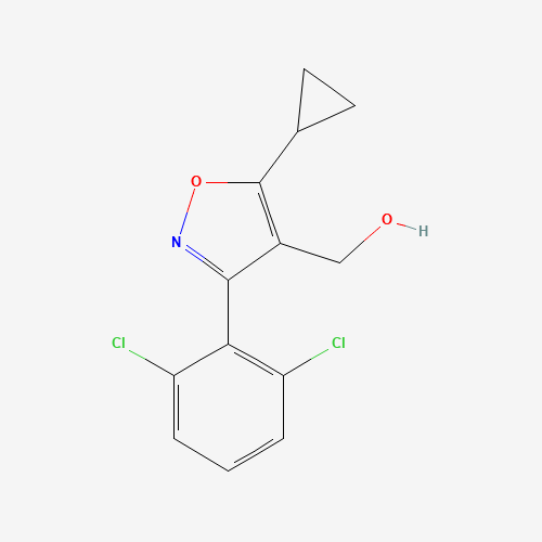 [5-cyclopropyl-3-(2,6-dichlorophenyl)-1,2-oxazol-4-yl]methanol (CAS: 946426-89-7) - Related Chemical Product