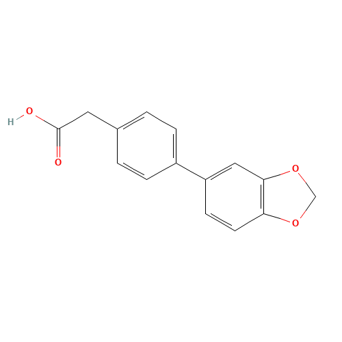2-[4-(1,3-benzodioxol-5-yl)phenyl]acetic acid (CAS: 669713-76-2) - Related Chemical Product