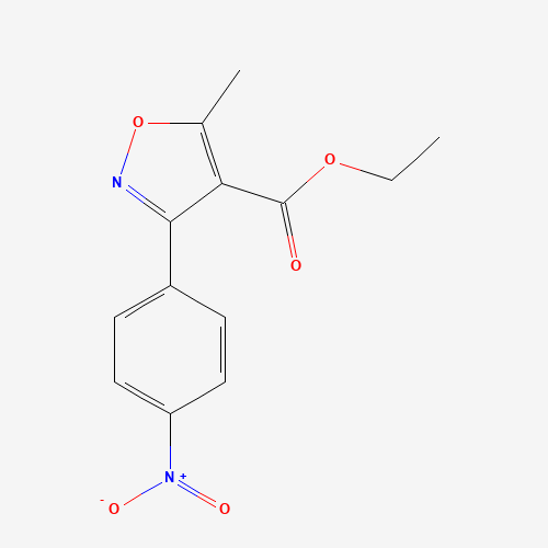 ethyl 5-methyl-3-(4-nitrophenyl)-1,2-oxazole-4-carboxylate (CAS: 7035-82-7) - Related Chemical Product