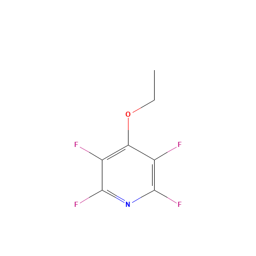 4-ethoxy-2,3,5,6-tetrafluoropyridine (CAS: 76513-32-1) - Chemical Structure and Molecular Formula 