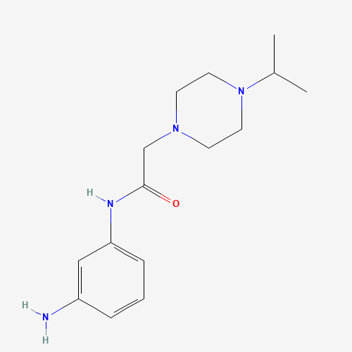 N-(3-aminophenyl)-2-(4-propan-2-ylpiperazin-1-yl)acetamide (CAS: 1154878-70-2) - Related Chemical Product
