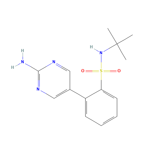 2-(2-aminopyrimidin-5-yl)-N-tert-butylbenzenesulfonamide (CAS: 218302-19-3) - Related Chemical Product