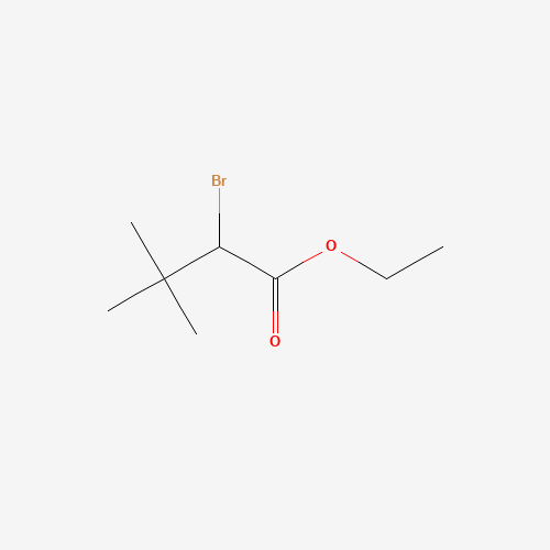 ethyl 2-bromo-3,3-dimethylbutanoate (CAS: 20201-39-2) - Chemical Structure and Molecular Formula 