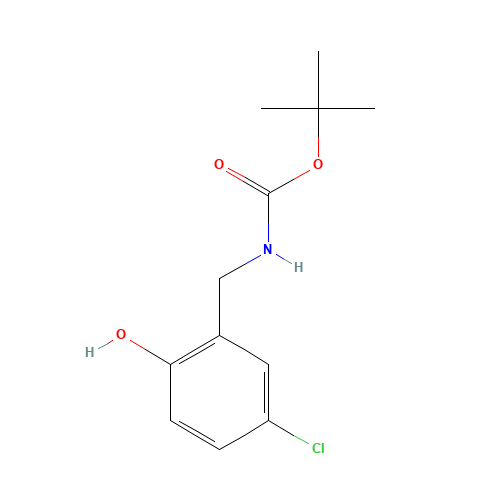 tert-butyl N-[(5-chloro-2-hydroxyphenyl)methyl]carbamate (CAS: 195517-88-5) - Related Chemical Product