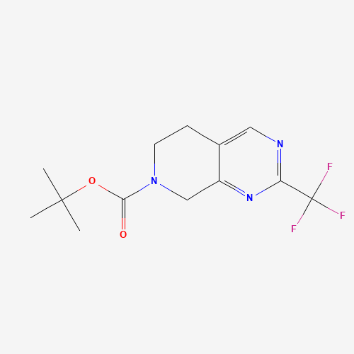 tert-butyl 2-(trifluoromethyl)-6,8-dihydro-5H-pyrido[3,4-d]pyrimidine-7-carboxylate (CAS: 877402-39-6) - Related Chemical Product