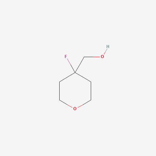 (4-fluorooxan-4-yl)methanol (CAS: 883442-46-4) - Chemical Structure and Molecular Formula 
